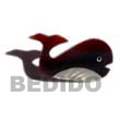 Natural Inlayed Whale Troca Brooch