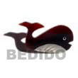 Natural Inlaid Whale Troca black Tab BFJ007BP Shell Necklace Brooch