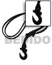 Natural 40mm Black Celtic Carabao Horn Anchor On