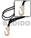 Natural 40mm Celtic Carabao White BFJ1407NK Shell Necklace Surfer Necklace