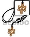 Natural Celtic Knot Antique Carabao BFJ1419NK Shell Necklace Surfer Necklace