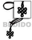 Natural Celtic Knot Black Carabao BFJ1426NK Shell Necklace Surfer Necklace