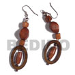 Dangling 30mmx20mm Oval Laminated Golden Amber Kabibe