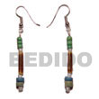 Natural Dangling Sig-id   2-3mm Coco BFJ998ER Shell Necklace Coco Earrings