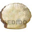 Natural Capiz Clam Shaped Plate 8x8 BFJ011GD Shell Necklace Capiz Shell Gifts Decorative Giveaway Item