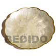 Natural Capiz Scallop Shaped Plate