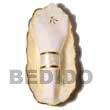Natural Capiz Table Napkin Holder   BFJ022GD Shell Necklace Capiz Shell Gifts Decorative Giveaway Item
