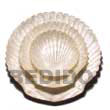 Natural Capiz King Scallop Shell BFJ027GD Shell Necklace Capiz Shell Gifts Decorative Giveaway Item
