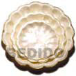 Natural Capiz Cake Stand   Brass   3 BFJ032GD Shell Necklace Capiz Shell Gifts Decorative Giveaway Item