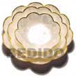 Natural Capiz Round Scallop Bowl   BFJ033GD Shell Necklace Capiz Shell Gifts Decorative Giveaway Item