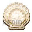 Natural Capiz Round Scallop Fruit BFJ034GD Shell Necklace Capiz Shell Gifts Decorative Giveaway Item