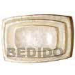 Natural Rectangular Capiz Plate 3 Pc. BFJ054GD Shell Necklace Capiz Shell Gifts Decorative Giveaway Item