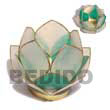 Natural Lotus Candle Holder BFJ062GD Shell Necklace Capiz Shell Gifts Decorative Giveaway Item