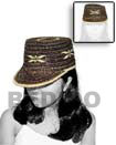 Natural Rattan Cora Hat Brown