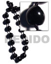 Natural Black Kukui Nuts ( 16 Pcs. ) BFJ1815NK Shell Necklace Kukui Nuts