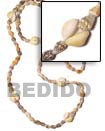 Natural Sigay- Tiger Nassa   Length BFJ008LEI Shell Necklace Hawaiian Lei Necklace