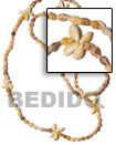 Natural Sigay Flower- Tiger Nassa   BFJ010LEI Shell Necklace Hawaiian Lei Necklace