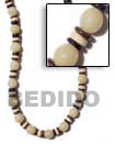 Natural White Buri Seed Beads BFJ070NK Shell Necklace Seeds Necklace