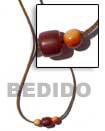 Natural Leather Cord Shell Necklace