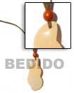 Natural Leather Thong   Melo Shell BFJ097NK Shell Necklace Leather Necklace With Pendant