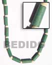Natural Green Wood Tube With Pukalet BFJ128NK Shell Necklace Natural Necklace