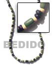 Natural Rice Beads Green   4-5 Black BFJ169NK Shell Necklace Natural Necklace