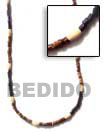 Natural 2-3 Heishe Natural Brown   BFJ170NK Shell Necklace Natural Necklace