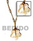 Natural 2-3 Mm Coco Heishe Natural BFJ187NK Shell Necklace Natural Necklace