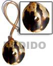 Leather Necklace with Pendant