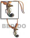 Natural Sea Horse Pendant With Inlay BFJ226NK Shell Necklace Natural Necklace