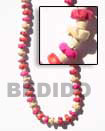 Natural 2-3 Heishe Bleach   In Coco BFJ235NK Shell Necklace Natural Necklace