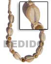 Natural Macramie   Cut Sigay   Wood BFJ239NK Shell Necklace Natural Necklace