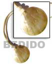 Leather Cord W/ Bone Necklace