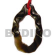 Natural Freeform Blacklip   Hole BFJ5079P Shell Necklace Shell Pendant