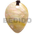 Natural Inverted MOP Teardrop W/ Big Hole 55mmx40mm