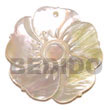 MOP Sunshine Flower 40mm Pendants