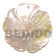 Natural mother of pearl Sunshine Flower 40mm BFJ5129P Shell Necklace Shell Pendant