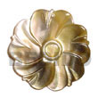 Natural Flower Blacklip Pendants BFJ5131P Shell Necklace Shell Pendant