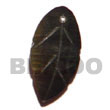 Natural Blacklip Leaf 15mm Pendants BFJ5144P Shell Necklace Shell Pendant