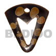 Horn W/ Design 40mm Pendants