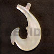 Natural Hook MOP 35mm Pendants