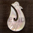 Natural Hook MOP 40mm Pendants