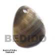 Natural Black Lip Teardrop Pendant BFJ5020P Shell Necklace Shell Pendant