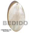 Natural hammer shell Oval BFJ5022P Shell Necklace Shell Pendant