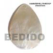 Natural Teardrop Hammershell Pendant