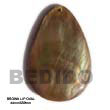 Natural Brown Lip Teardrop BFJ5031P Shell Necklace Shell Pendant