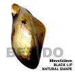 Natural Black Lip Natural Shaped BFJ5032P Shell Necklace Shell Pendant
