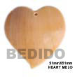 Natural Heart Melo BFJ5035P Shell Necklace Shell Pendant
