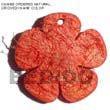 Natural Dyed Coco Flower Pendant
