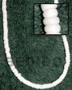 Grinded White Puka Shell In Beads Strands